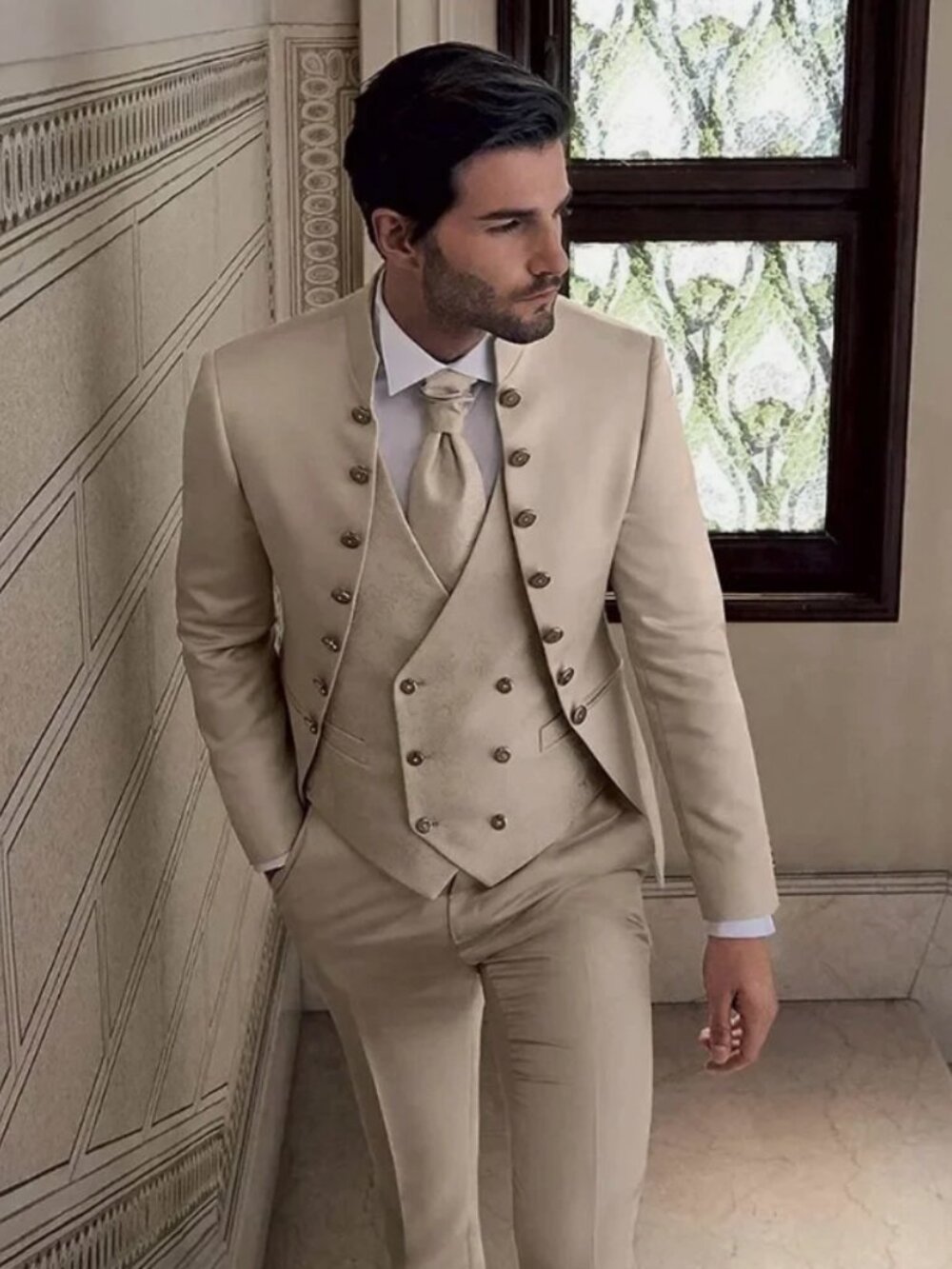 Heathcliff British Inspired 3PC Slim Fit Suit